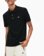 Lacoste slim fit polo zwart