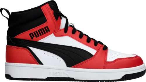 Puma Rebound Halfhoge Sneaker Heren Zwart/Wit/Rood