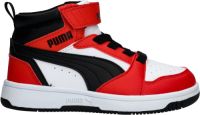 Puma Rebound V6 Mid Sneaker Jongens Rood/Multi
