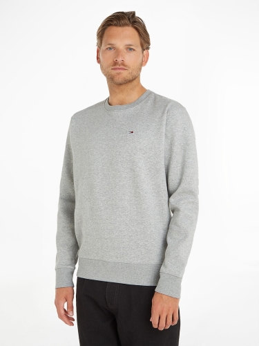 Tommy Jeans Sweater met ronde hals in fleece