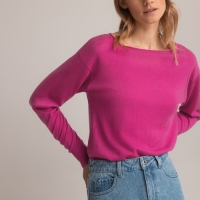La Redoute Collections Trui met boothals, soepel tricot