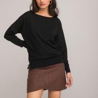 La Redoute Collections Trui met boothals, soepel tricot