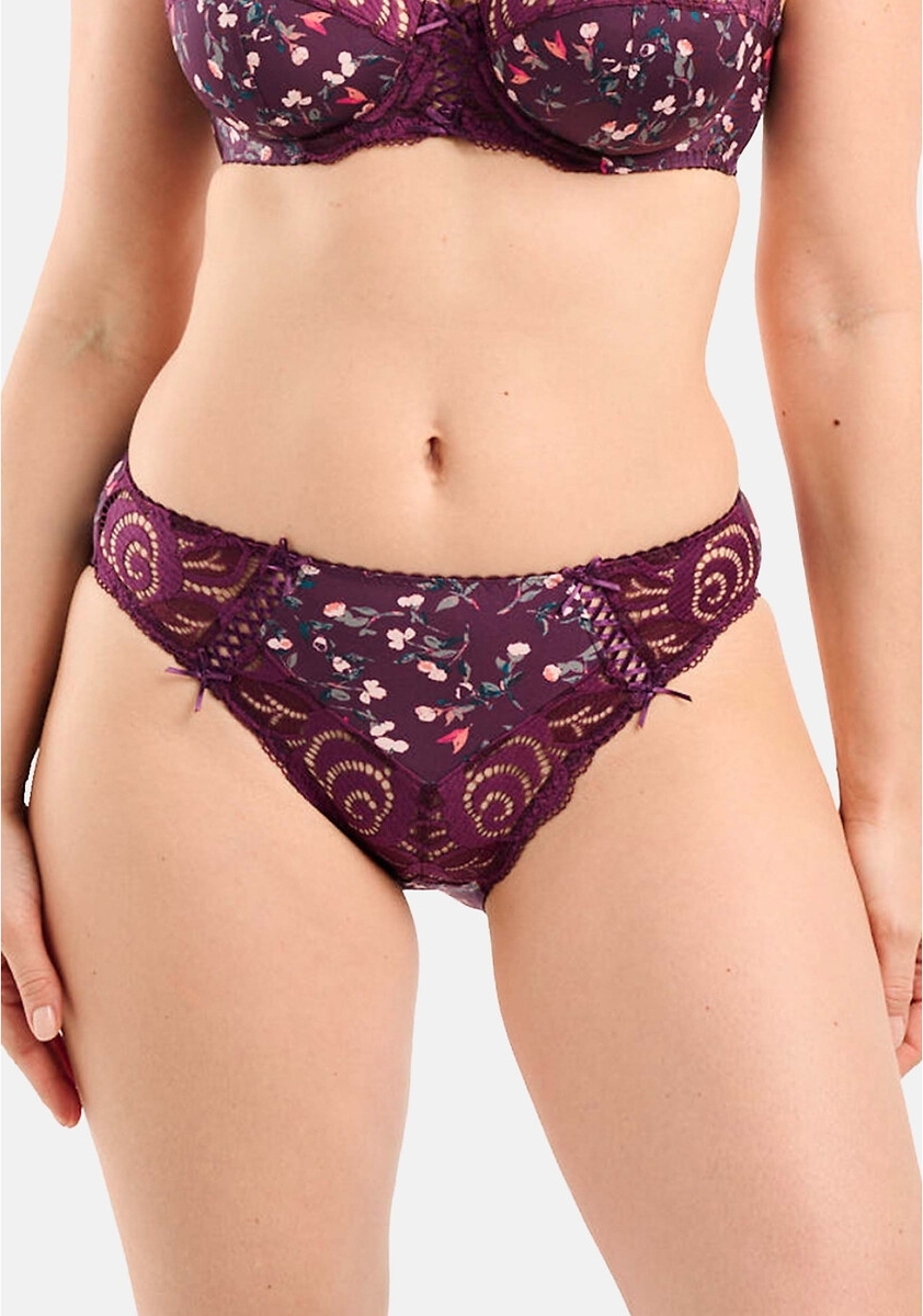 Sans Complexe Slip in kant en microvezel Amelie Print