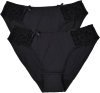 La Redoute Collections Set van 2 slips in kant en microvezel Girofle