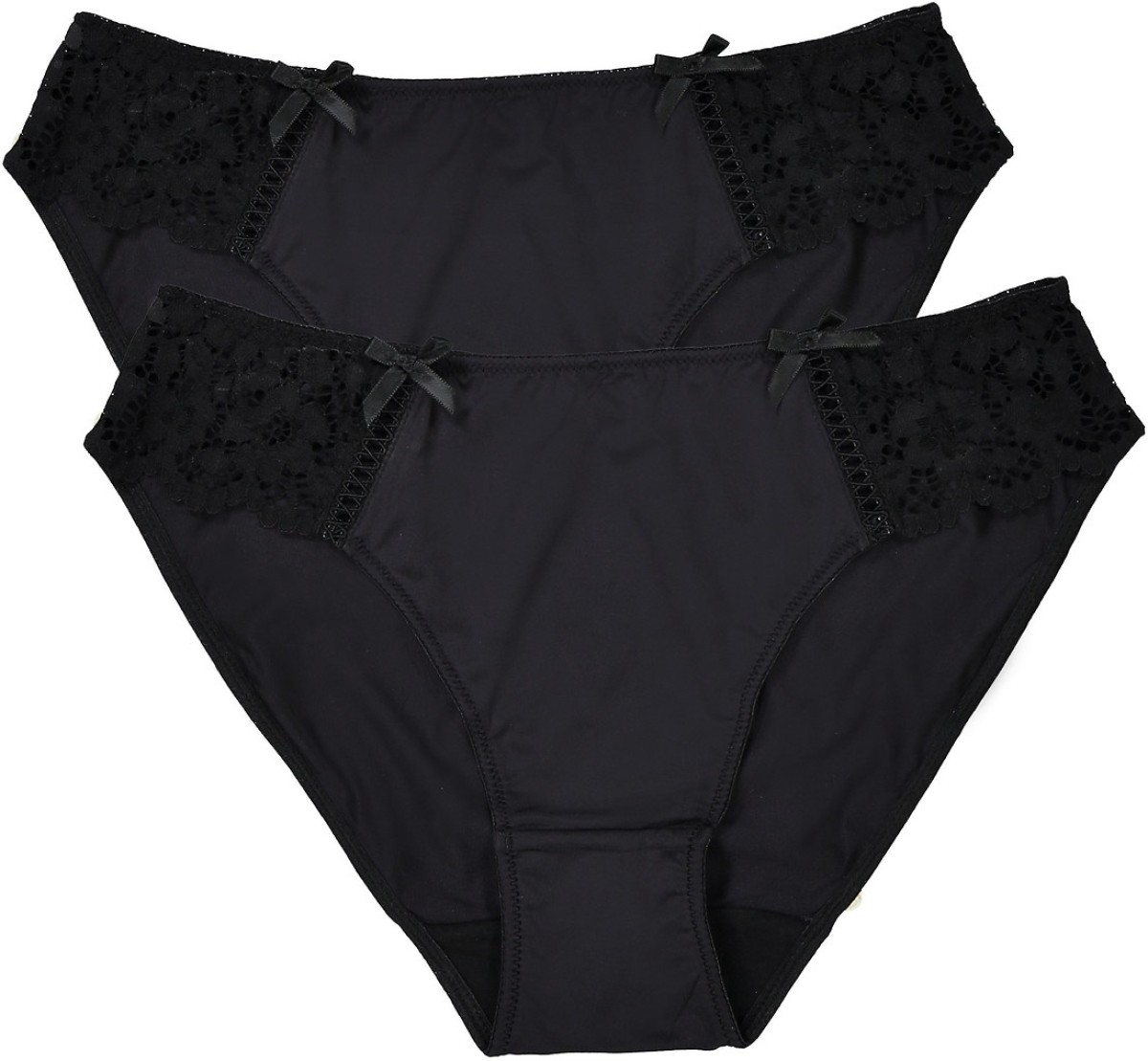 La Redoute Collections Set van 2 slips in kant en microvezel Girofle