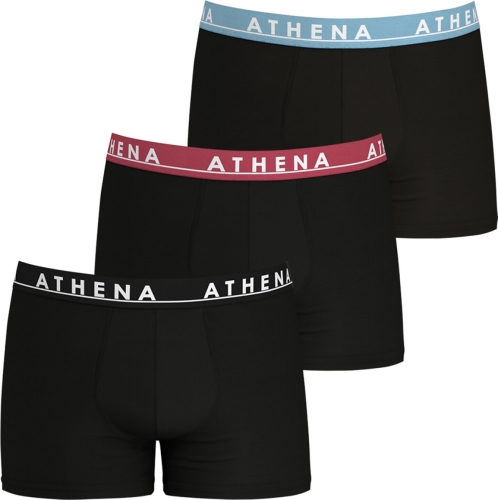 Athena Set van 3 effen boxershorts Easy Color