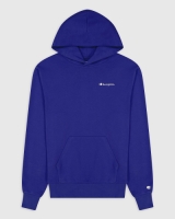 Champion Hoodie, klein geborduurde logo's, in bio katoen