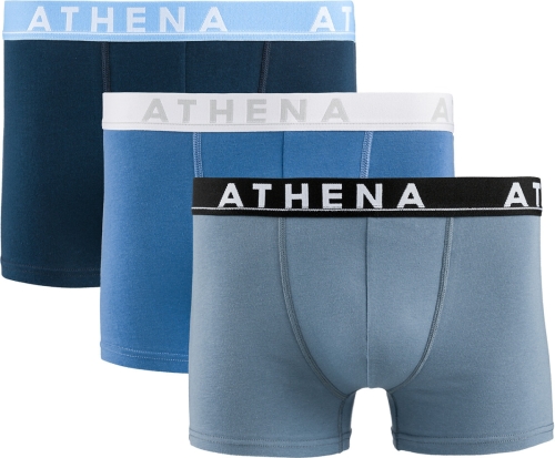 Athena Set van 3 effen boxershorts Easy Color