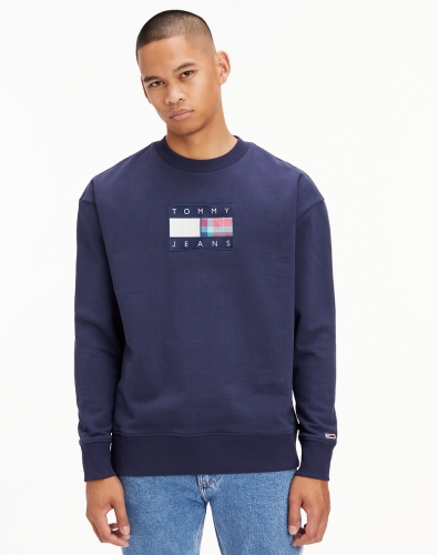 Tommy Jeans Sweater relaxed, patch op de borst