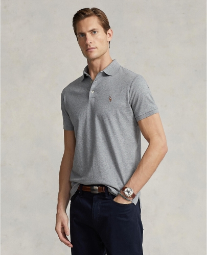 Polo ralph lauren Rechte polo custom fit in interlock tricot