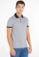 Tommy hilfiger Polo met korte mouwen, getwijnd tricot