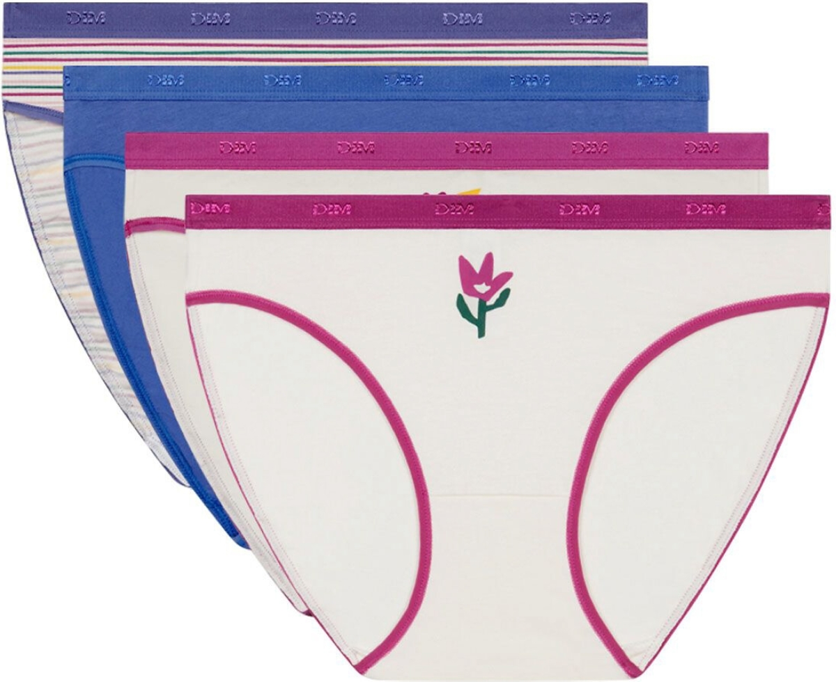 Dim Set van 4 slips in katoen Pocket