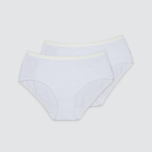 Playtex Set van 2 midi slips in biologisch katoen
