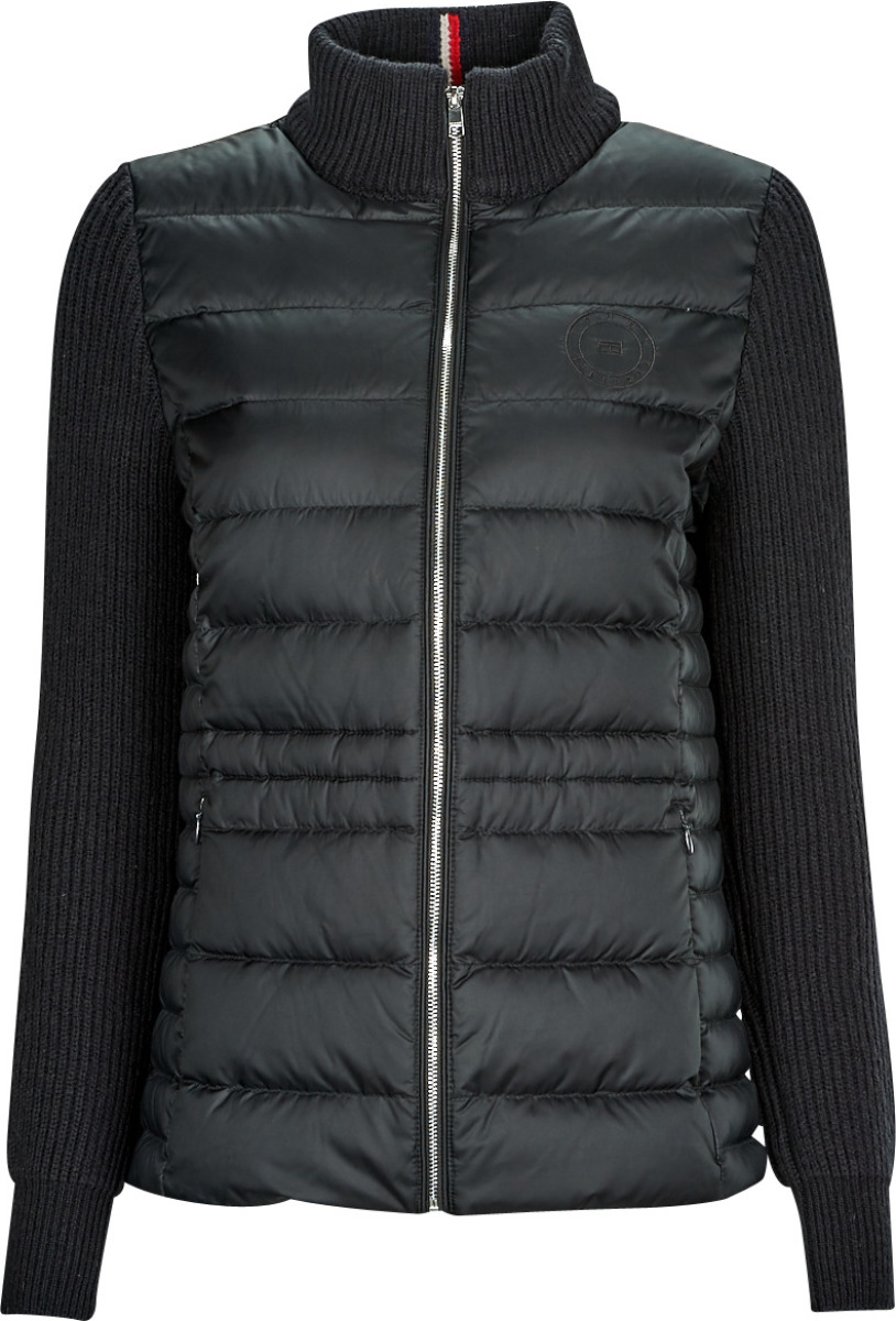 Tommy hilfiger Gewatteerde jas KNIT MIX DOWN JACKET