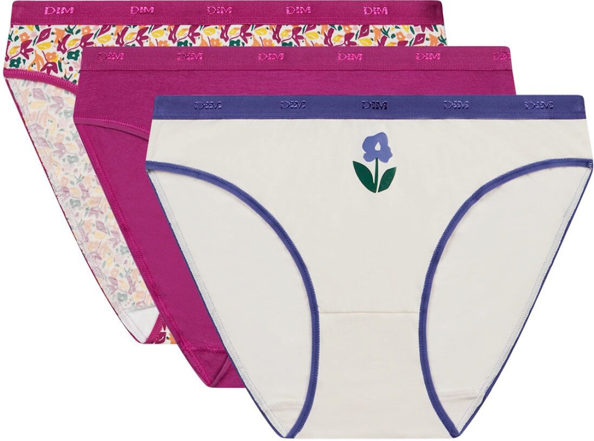 Dim Set van 3 slips les pockets stretch katoen