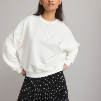 La Redoute Collections Verkorte sweater met geborduurde tekst