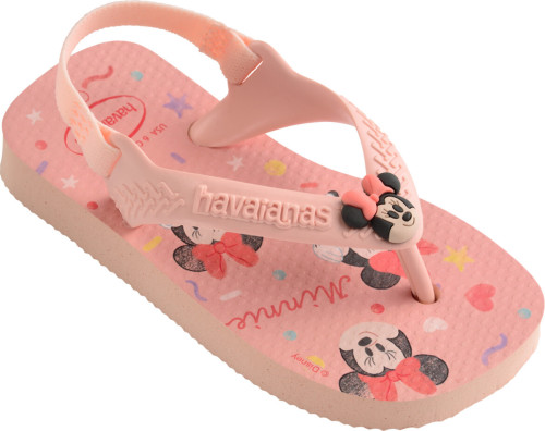 Havaianas Disney classics teenslippers met hielbandje roze