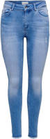 Only high waist skinny jeans blauw