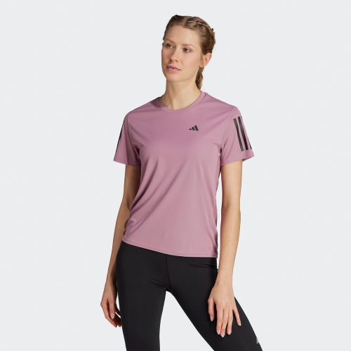 adidas Performance hardloopshirt oudroze/zwart