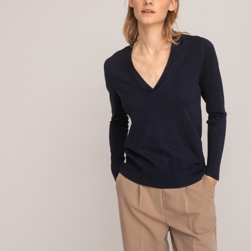 La Redoute Collections Basic trui, V-hals