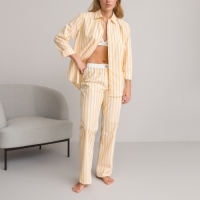 La Redoute Collections Pyjama in katoen popeline, gestreept