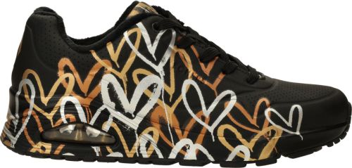 Skechers X JGoldcrown Uno Sneaker Dames Zwart