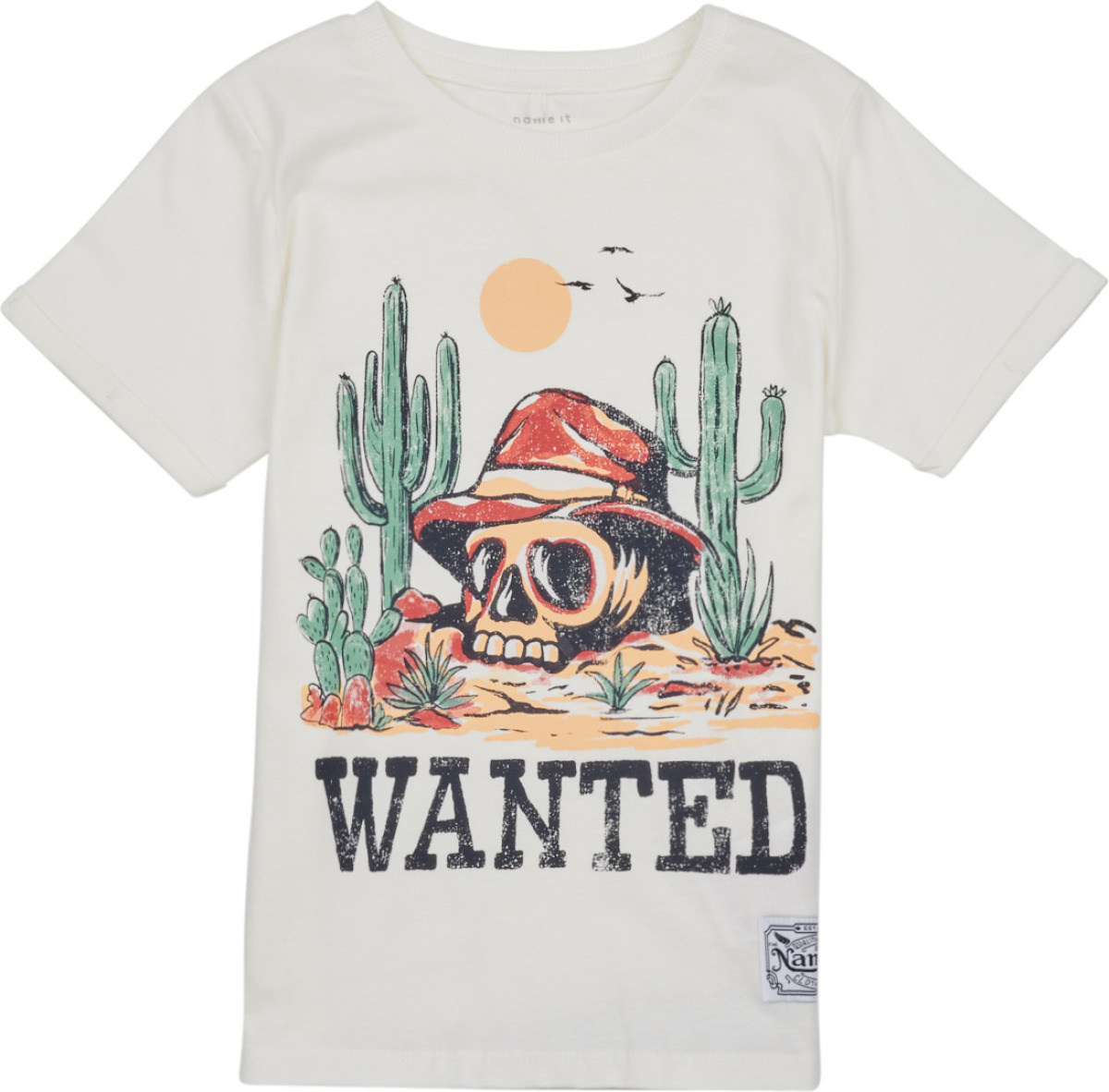 T-shirt Korte Mouw NAME IT  NKMLASSO SS TOP PS