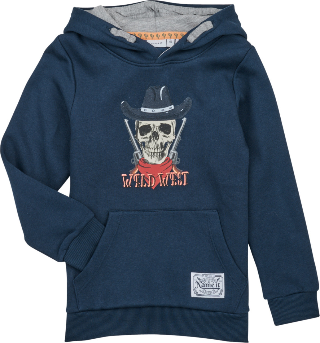 Sweater NAME IT  NKMLANDER SWE W HOOD BRU PS
