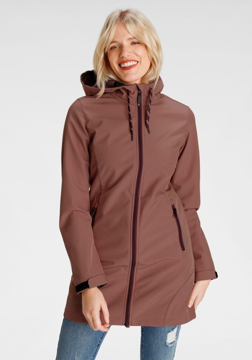 Polarino Softshell-jas met geraffineerde details