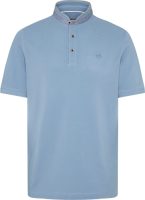 Bugatti Poloshirt met modieuze staande kraag