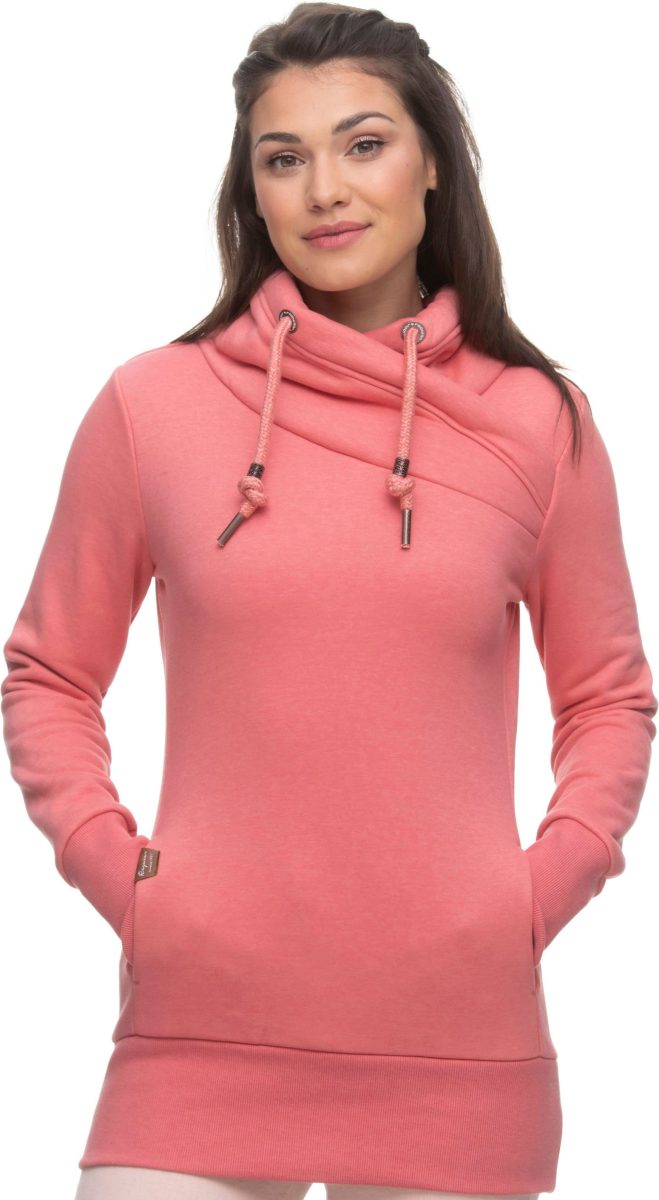 Ragwear Sweater NESKA met asymmetrische sjaalkraag