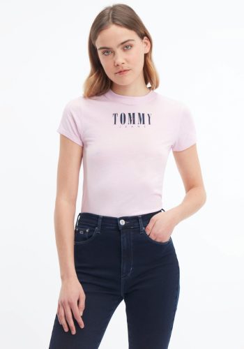 Tommy Jeans Shirt met korte mouwen TJW BABY ESSENTIAL LOGO 2 SS met Tommy Jeans-logo-opschrift