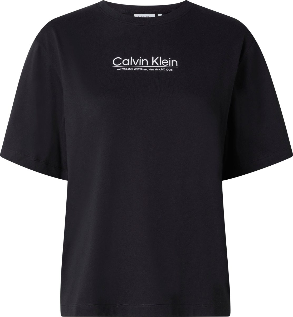 Calvin Klein Curve Shirt met print INCLU COORDINATES LOGO T-SHIRT