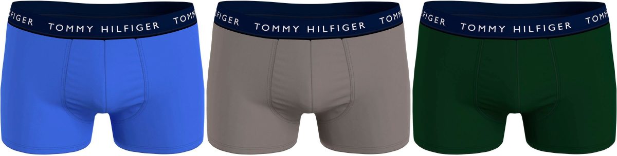 Tommy Hilfiger Underwear Trunk met logo op de tailleband (3 stuks, Set van 3)