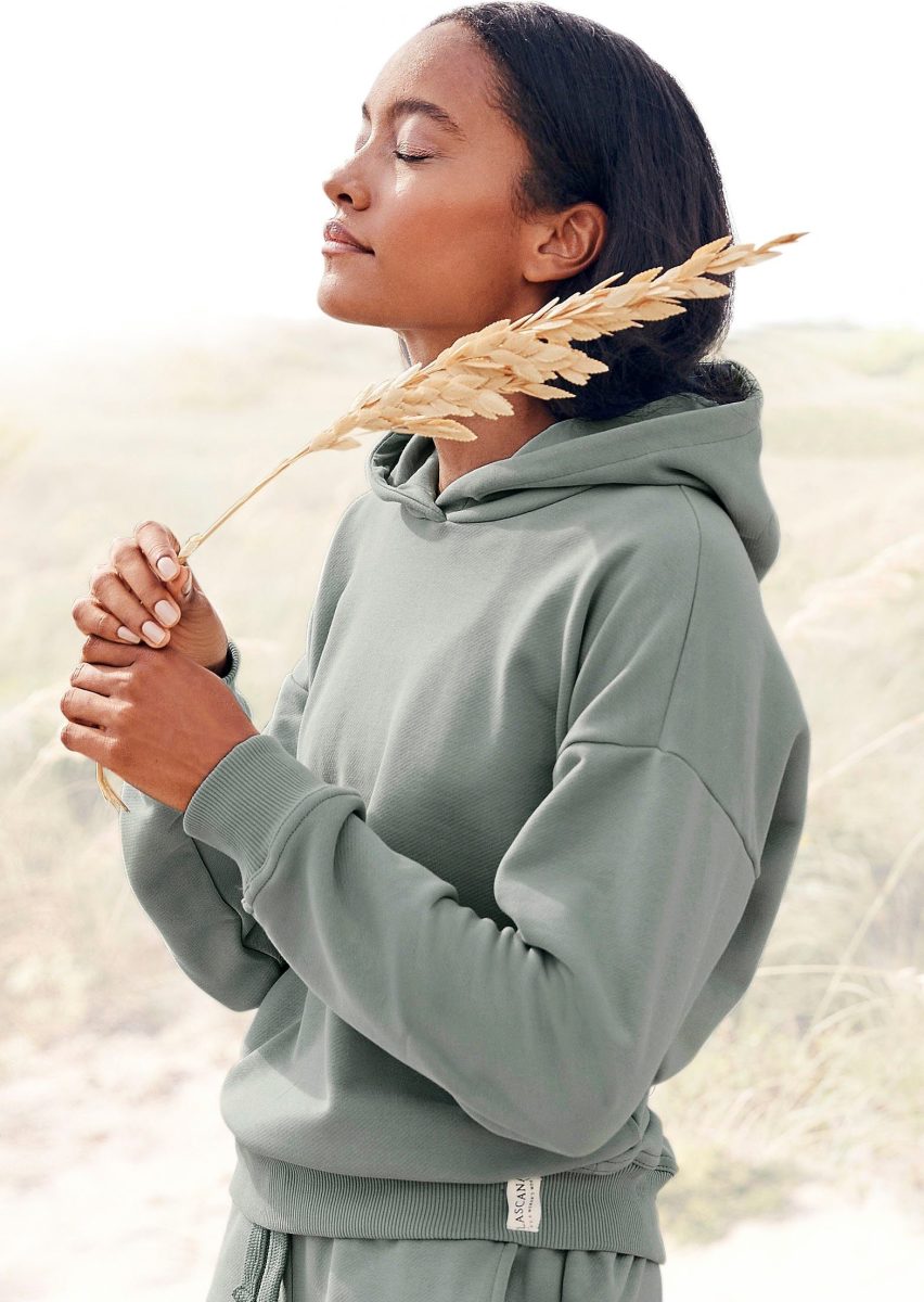 Lascana Hoodie van bio-katoen