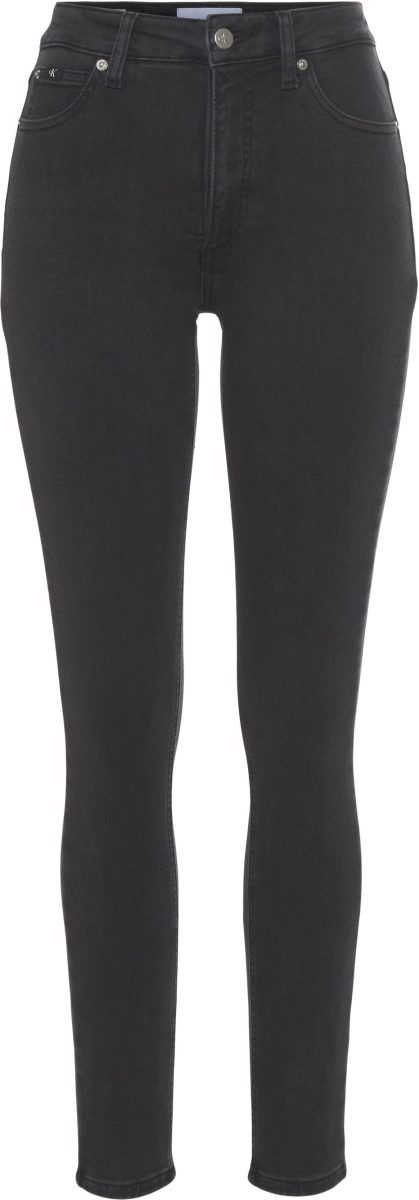 CALVIN KLEIN JEANS high waist skinny jeans black denim