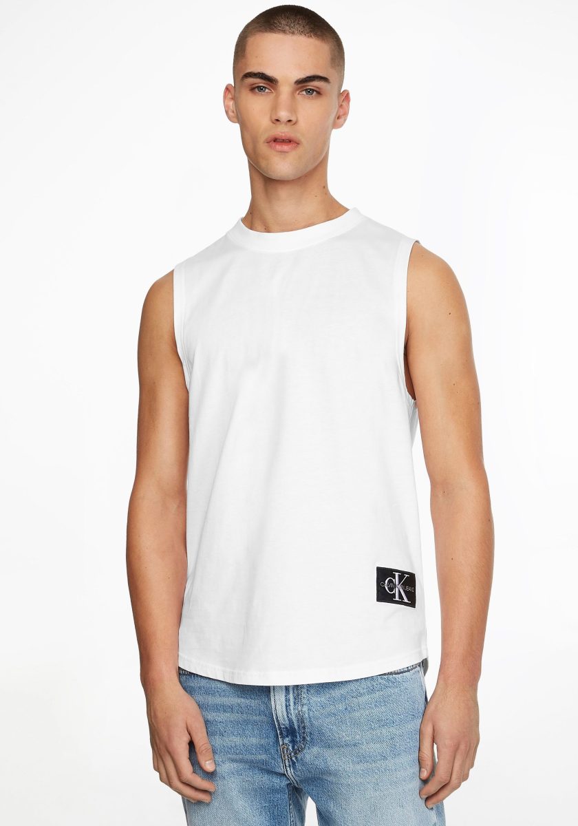 Calvin klein Shirt met korte mouwen met Calvin klein jeans logobadge