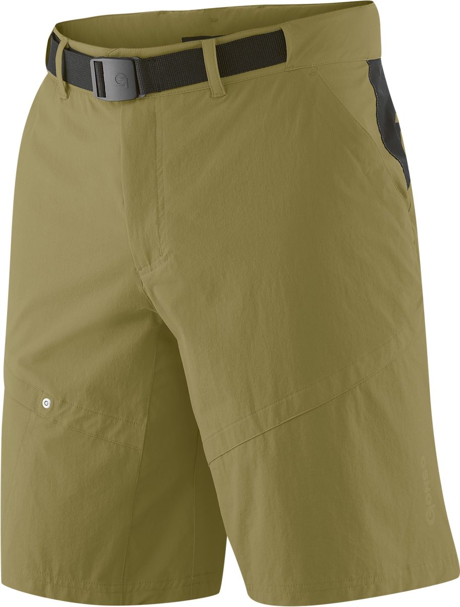Gonso Fietsbroek ARICO korte herenfietsbroek met zitkussen, waterafstotend, inclusief riem