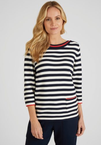 Rabe Trui met ronde hals Rabe MODEN Pullover