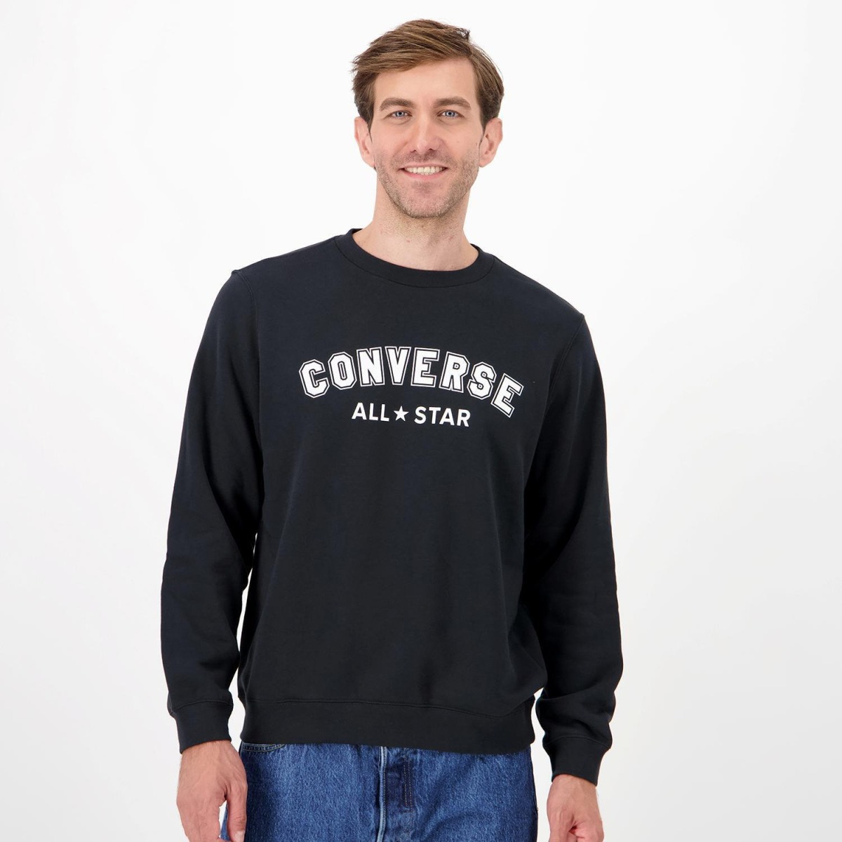 Converse Sweatshirt UNISEX ALL STAR BRUSHED BACK FLEECE (1-delig)