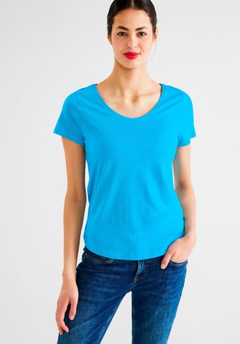 Street One T-shirt Style Gerda met een ronde hals