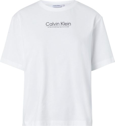 Calvin Klein Curve Shirt met print INCLU COORDINATES LOGO T-SHIRT