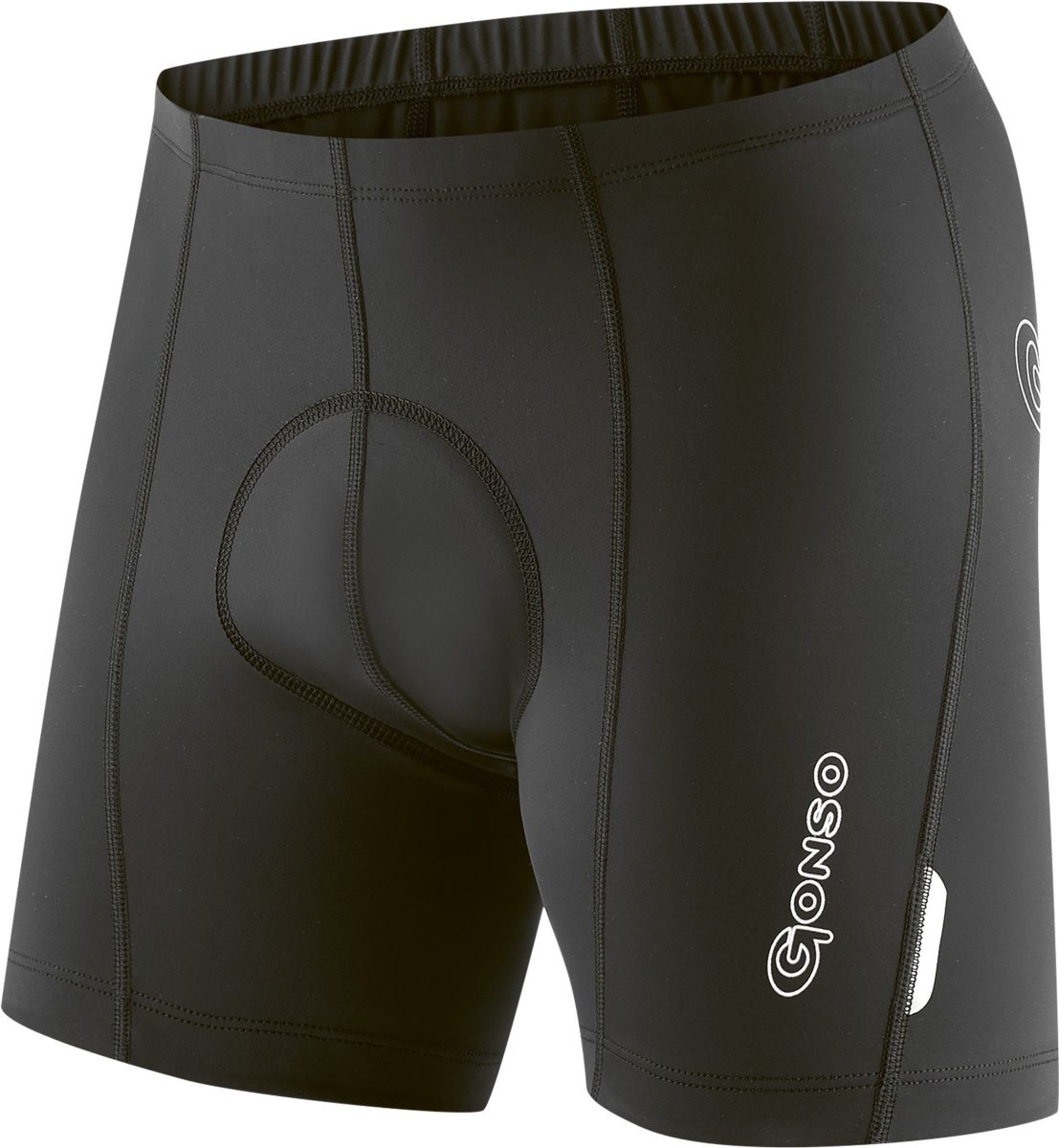 Gonso Fietsbroek BILLY kort fietsbroekje voor heren met zitkussen, robuuste fietsbroek