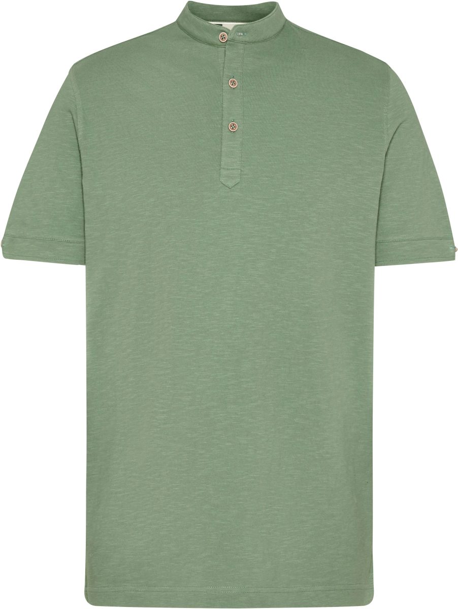 Bugatti Shirt met staande kraag gemaakt van katoen