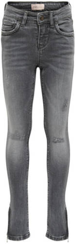 KIDS Only skinny jeans Kendel grijs stonewashed