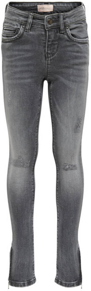 KIDS Only skinny jeans Kendel grijs stonewashed