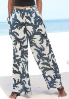 s.Oliver RED LABEL Beachwear Palazzobroek van viscose-crêpe