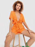 LSCN by LASCANA Korte jumpsuit van geweven viscose