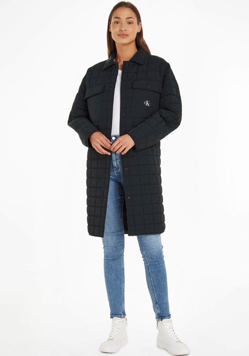 Calvin klein Doorgestikte jas