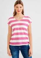 Street One Shirt met korte mouwen in gestreepte look
